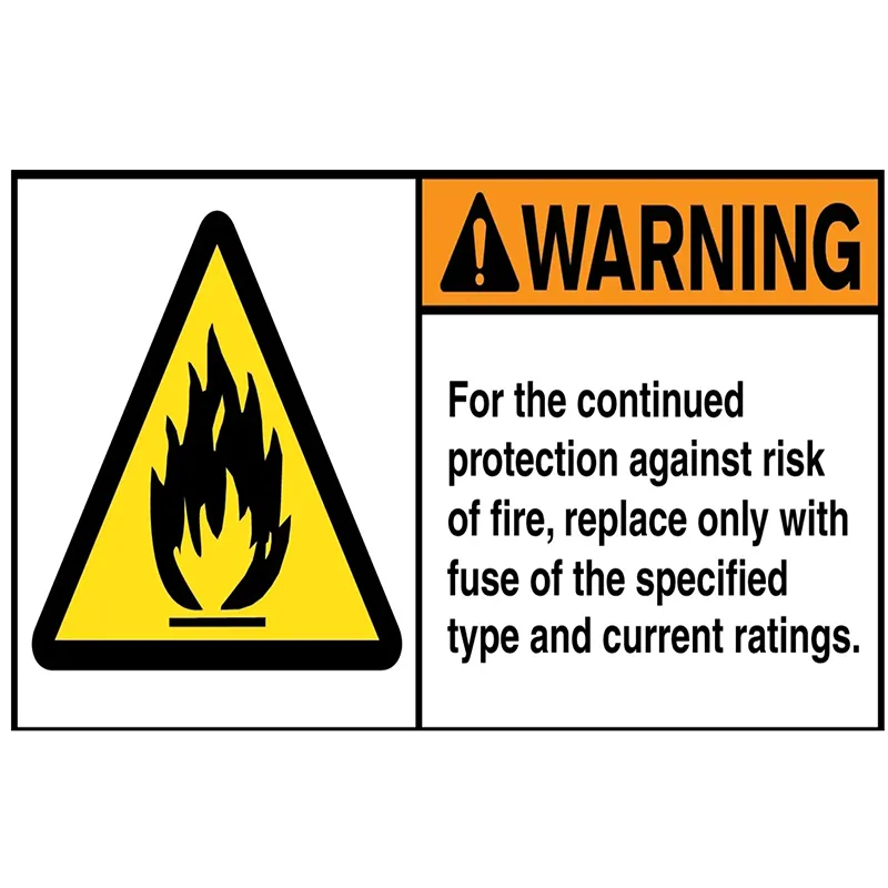Fire Safety Label